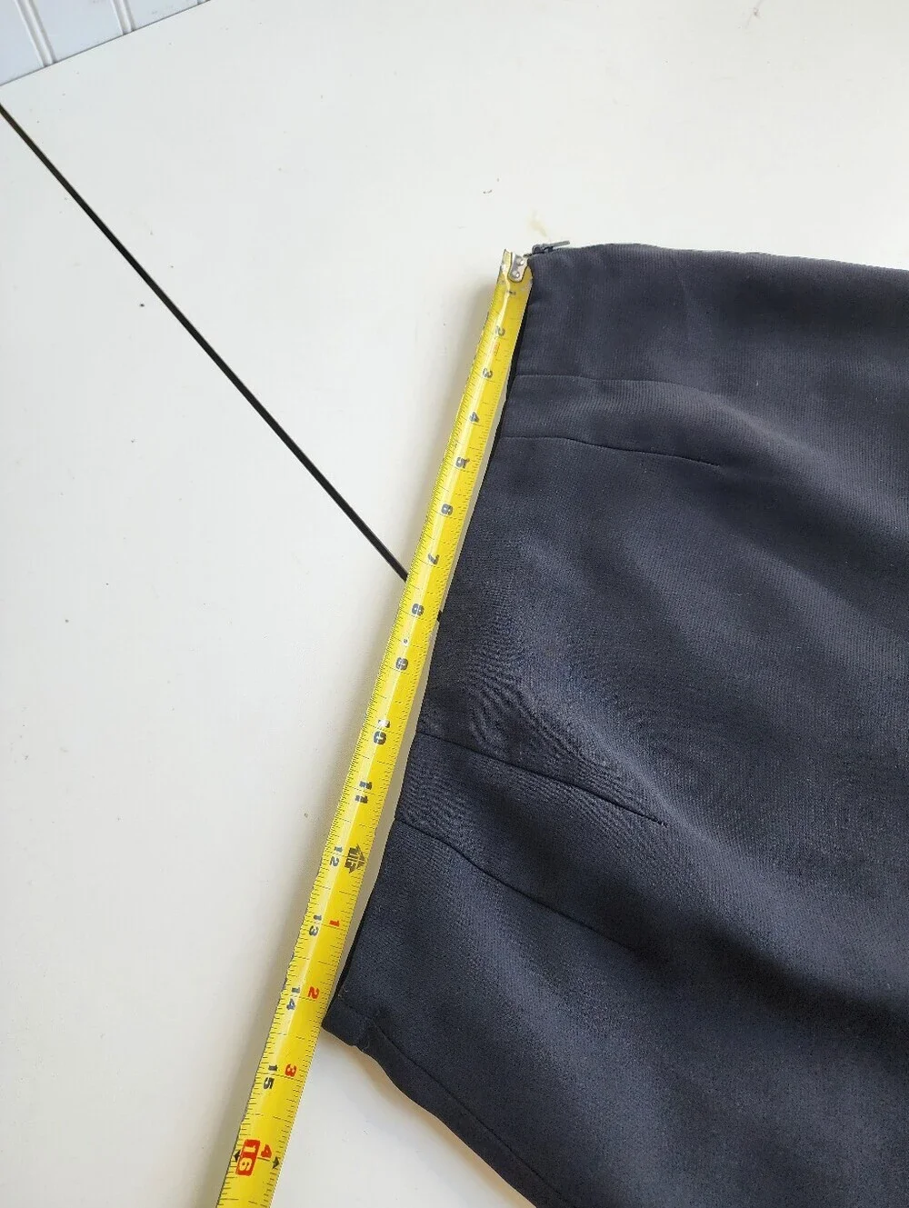 Preston & York Womens Black Pencil Skirt Lined Business Professional Sz 8